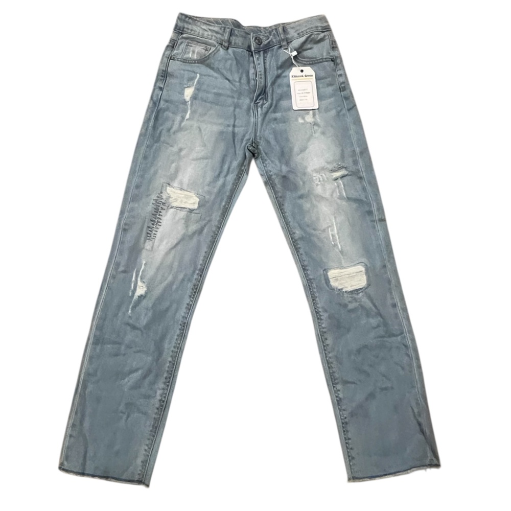 Kidscool Space Girl Size 10-11  Denim Straight-Fit Stretch Jeans NWT